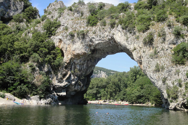 Le Pont d'Arc dans les Gorges de l'Ardèche